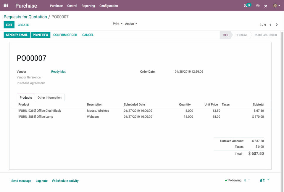 Odoo PLM Screenshot 4
