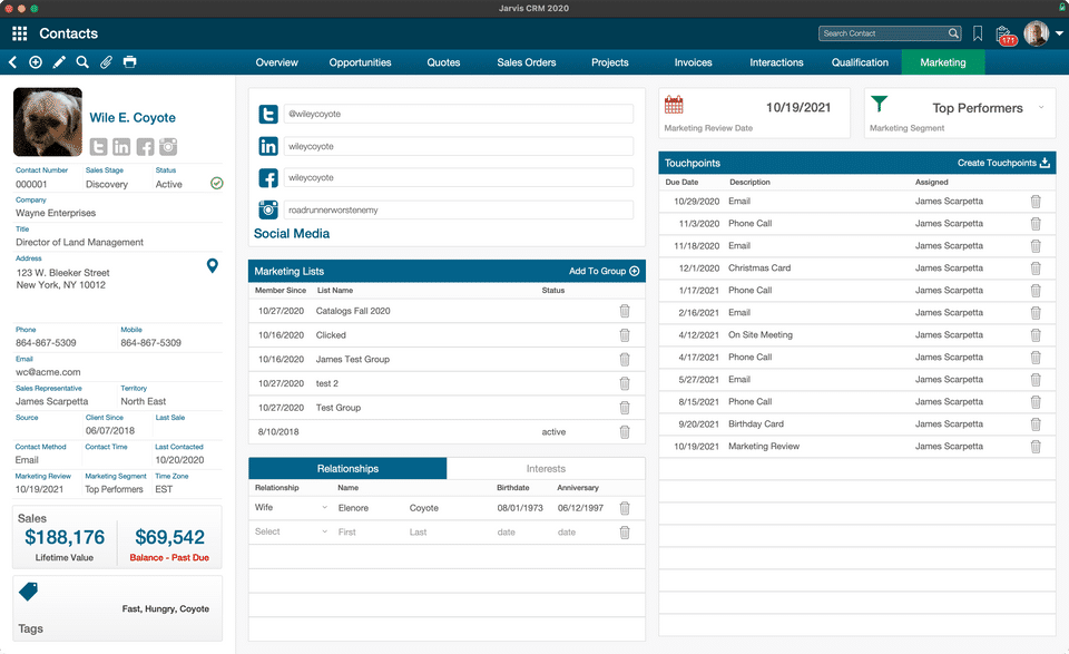 Jarvis CRM Screenshot 3