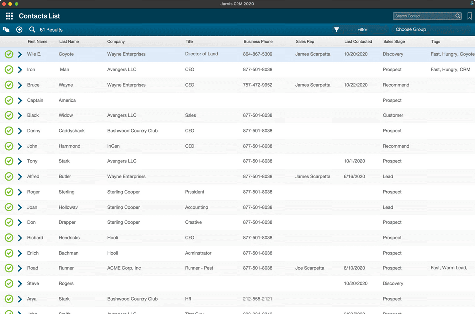 Jarvis CRM Screenshot 4