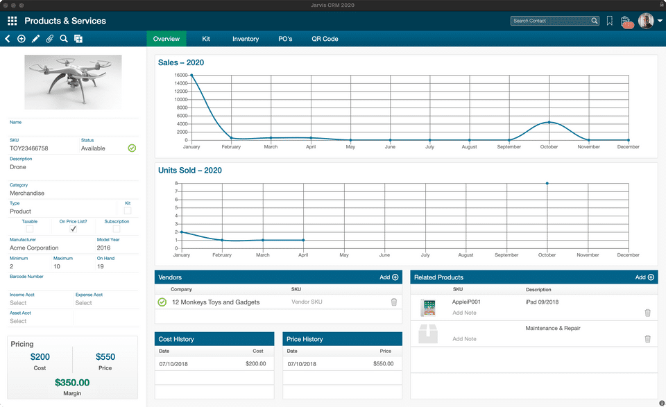 Jarvis CRM Screenshot 5