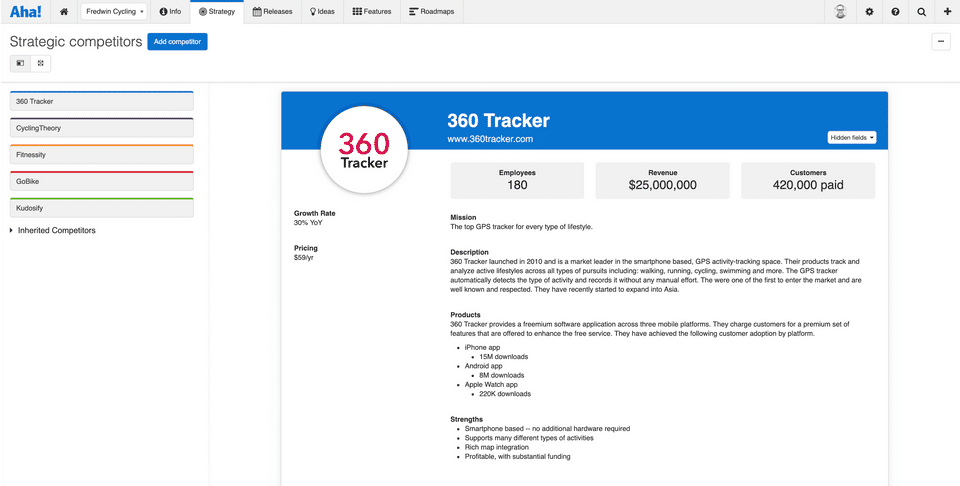 Aha! Screenshot 3