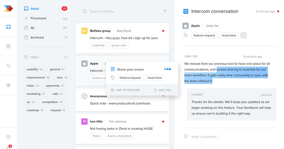 productboard Screenshot 2