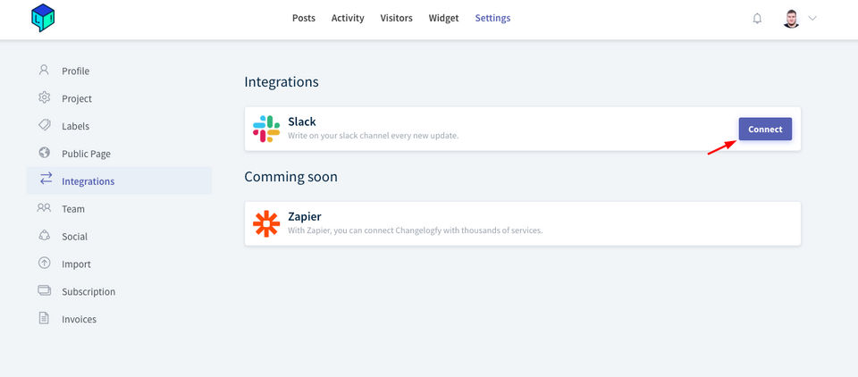 Changelogfy Screenshot 2