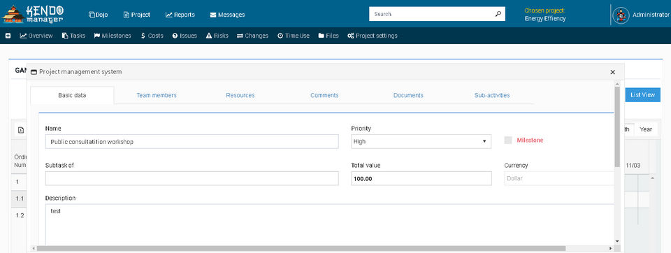 Kendo Manager Screenshot 2