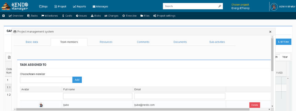 Kendo Manager Screenshot 3