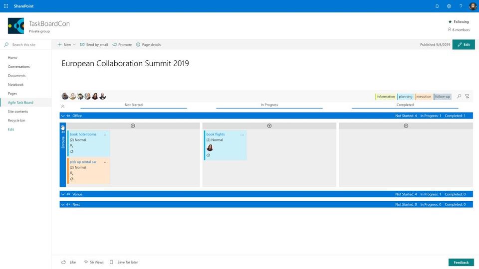 Agile Task Board Screenshot 1