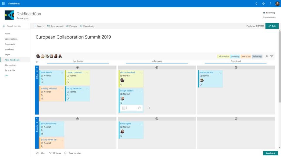 Agile Task Board Screenshot 3
