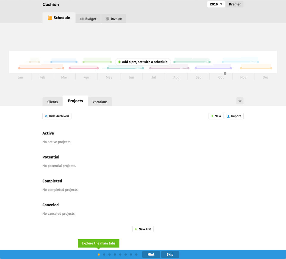 Cushion Screenshot 1