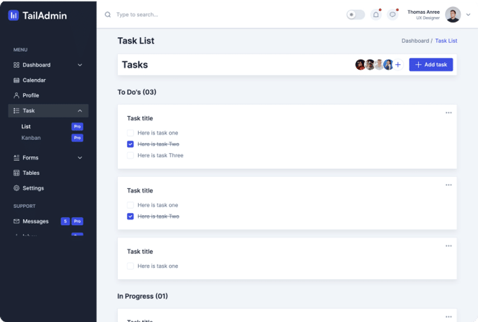 Tailadmin Screenshot 1