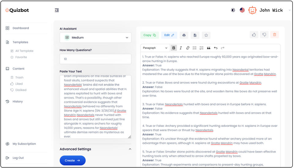 Quizbot Screenshot 4
