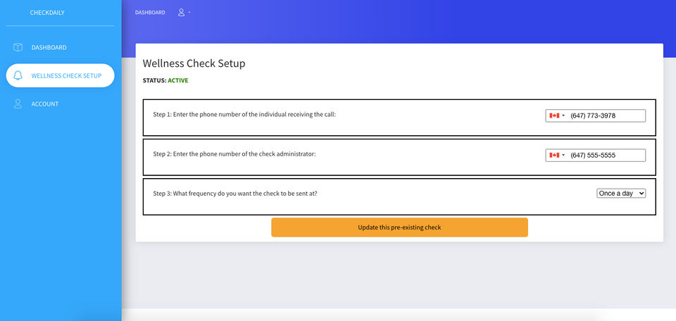 CheckDaily Screenshot 1
