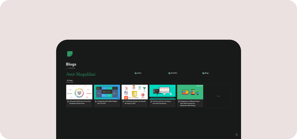 Portfolio Maker Screenshot 1