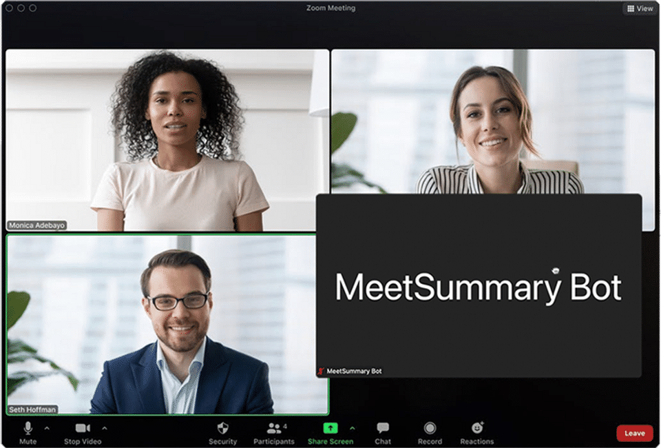 MeetSummary Screenshot 2