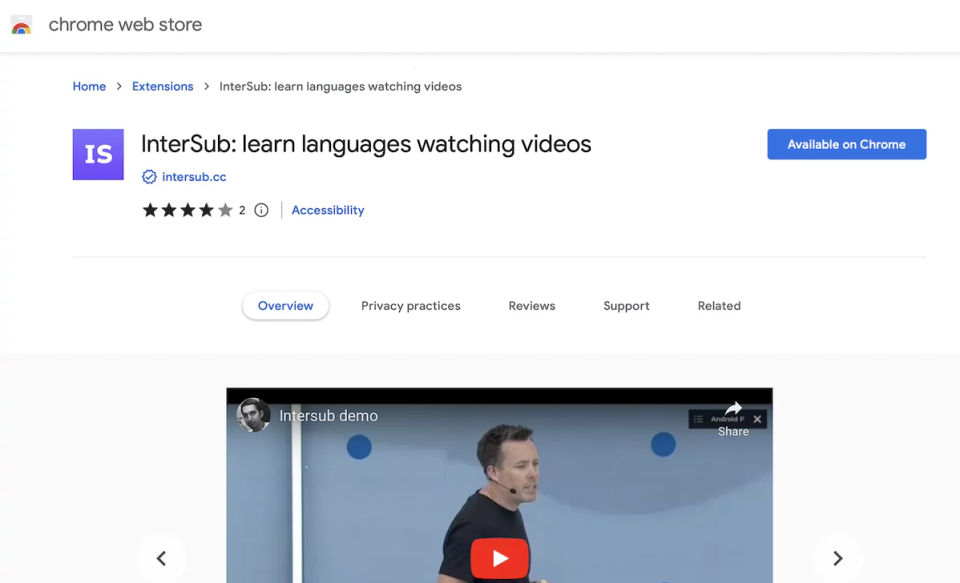 Intersub Screenshot 1