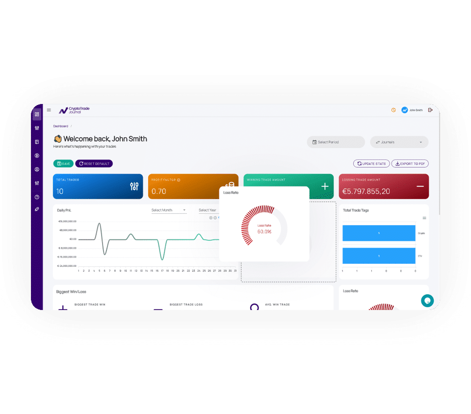 CryptoTrade Journal Screenshot 3