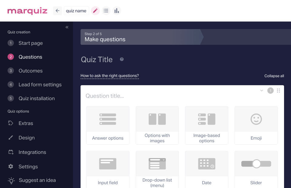 Marquiz Screenshot 1