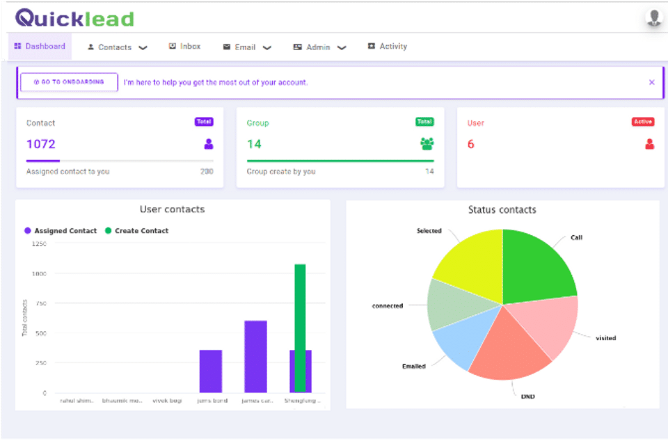Quicklead Screenshot 1