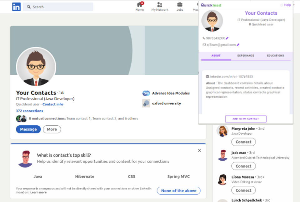 Quicklead Screenshot 2