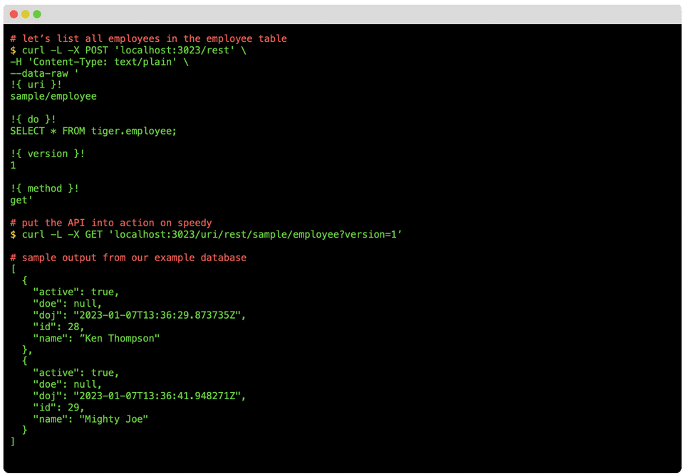 Speedy Screenshot 1