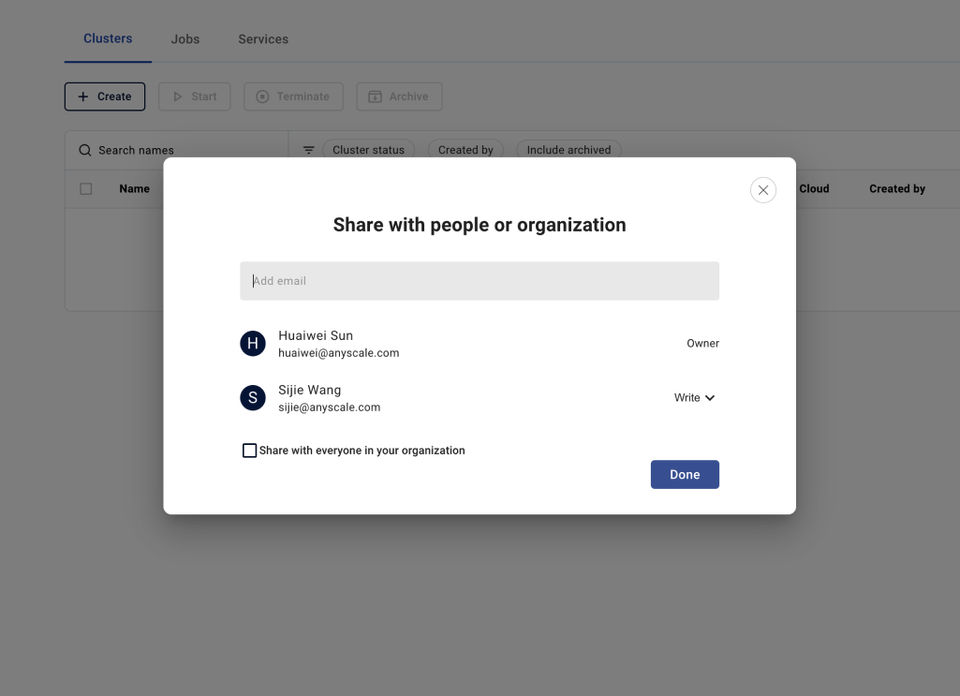 Anyscale Screenshot 3