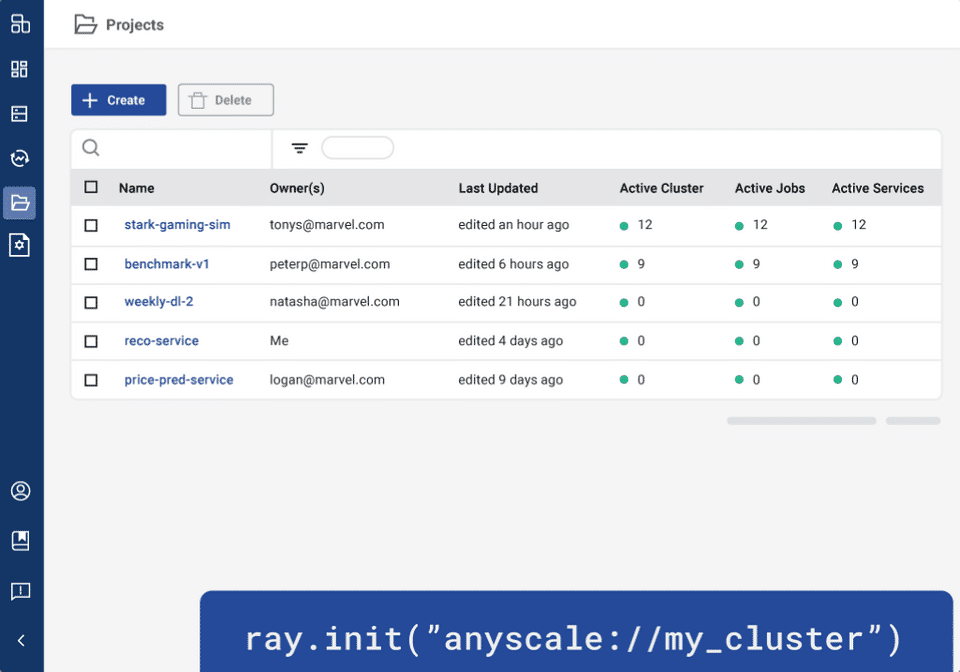 Anyscale Screenshot 4