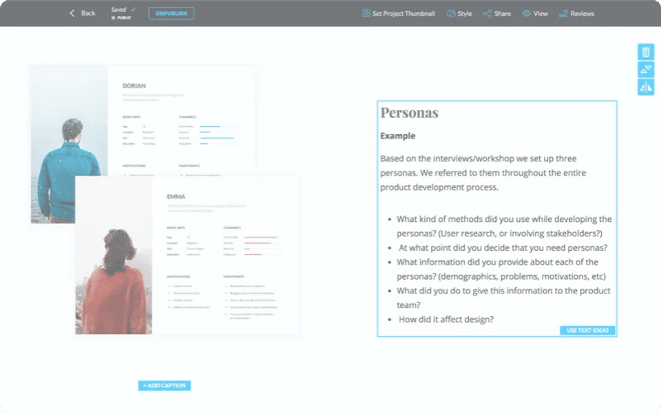Uxfolio Screenshot 1