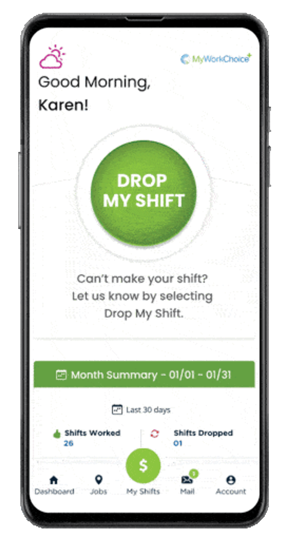 MyWorkChoice Screenshot 2
