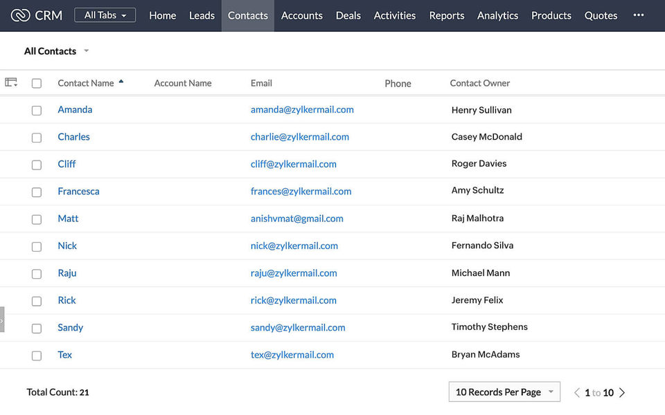 Zoho Booking Screenshot 2