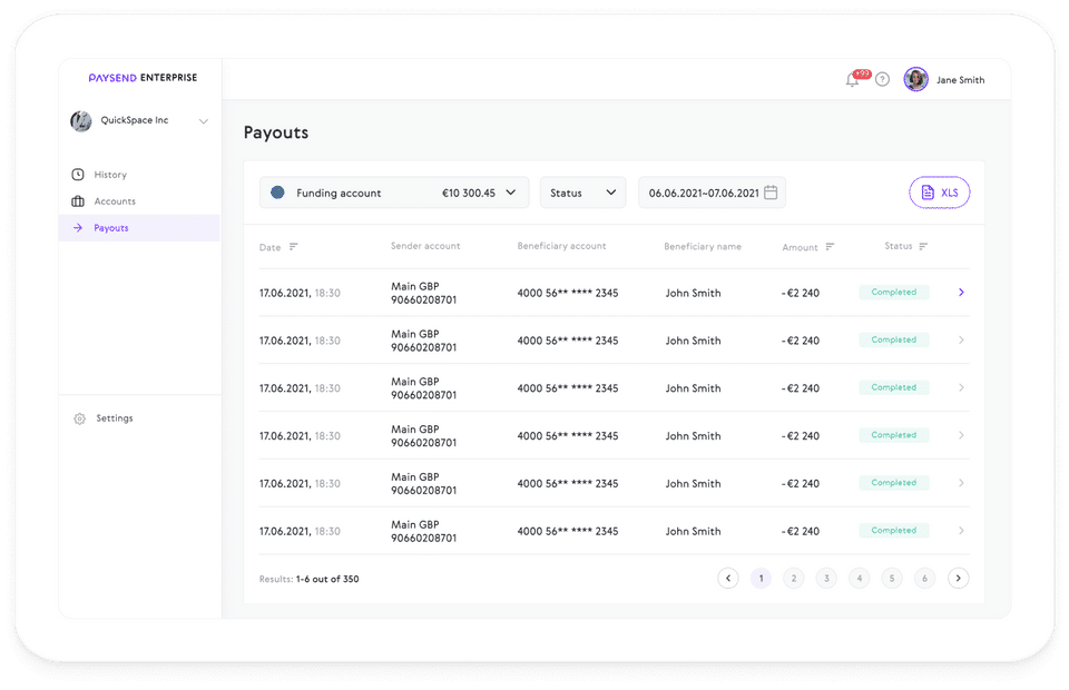 Paysend Enterprise Screenshot 2
