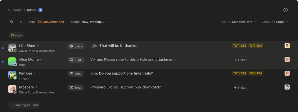 DevRev Screenshot 1