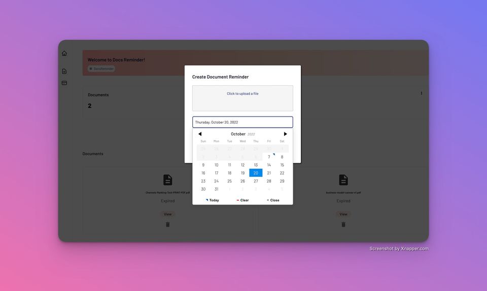 DocsReminder Screenshot 3