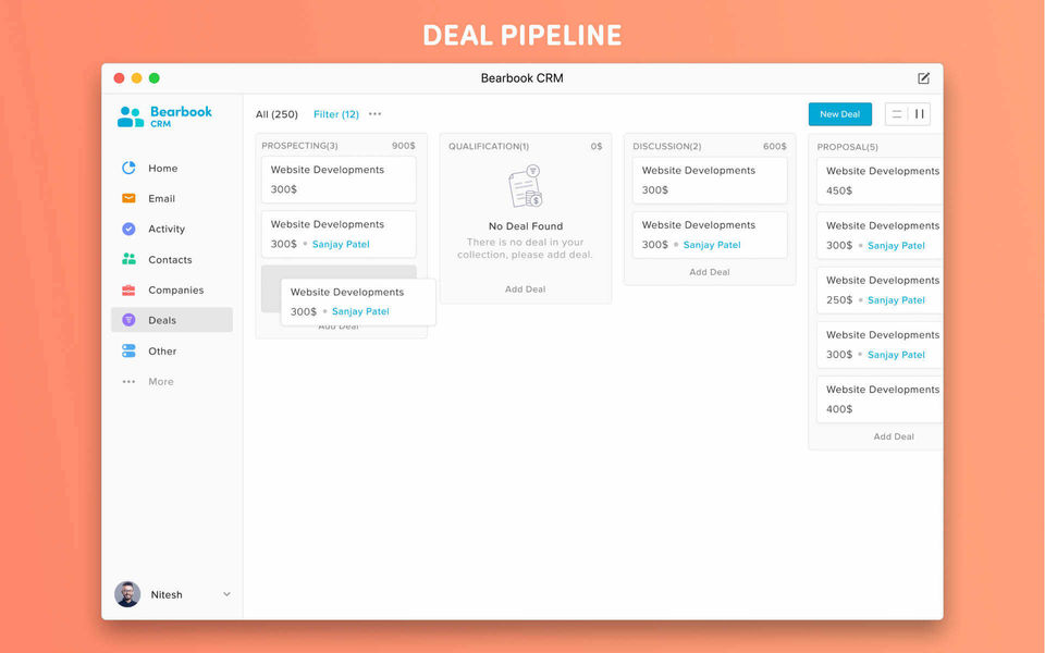 Bearbook CRM Screenshot 3