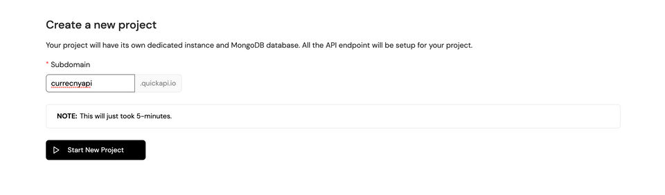 Quick API Screenshot 2