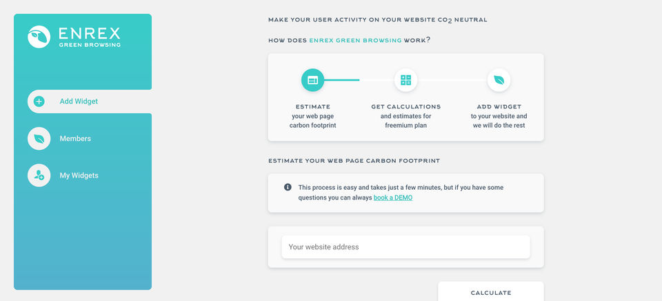 GreeningWeb Screenshot 1
