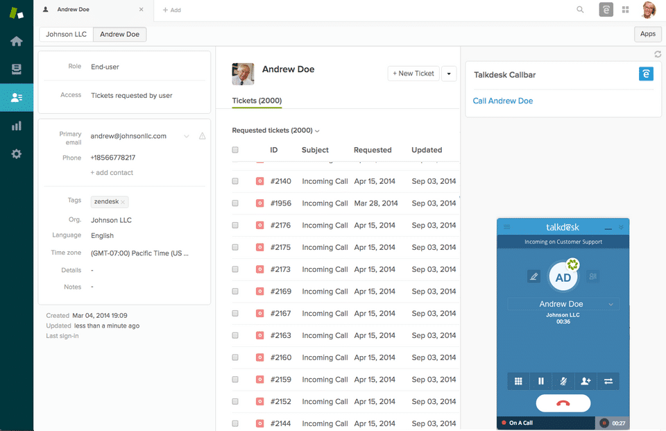 TalkDesk Screenshot 1