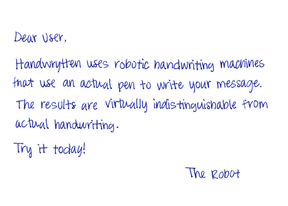 Handwrytten Screenshot 1
