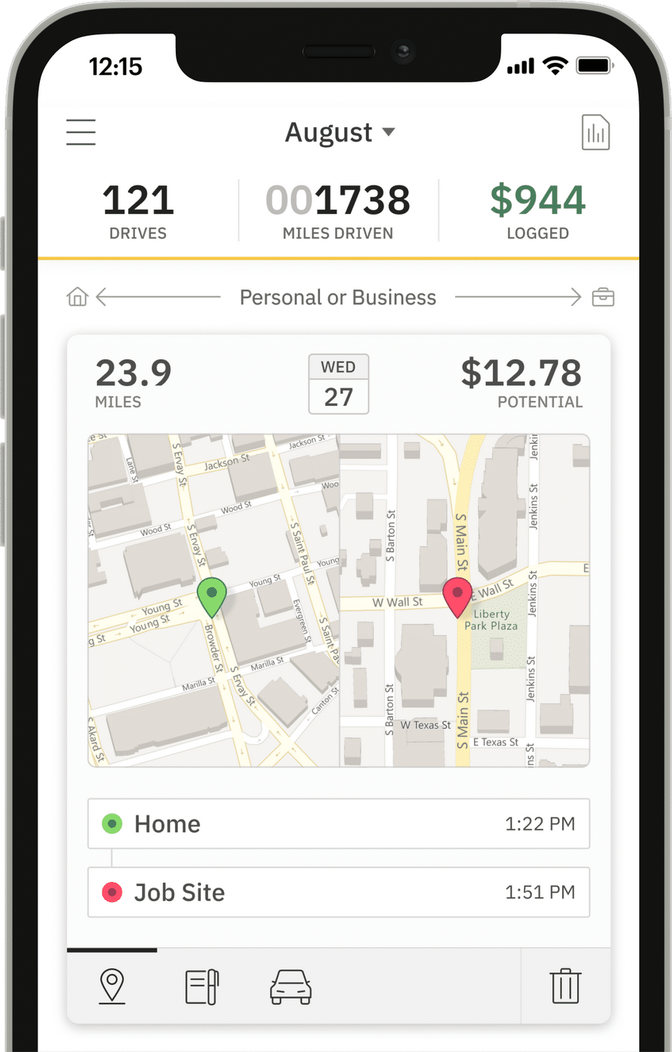 MileIQ Screenshot 1
