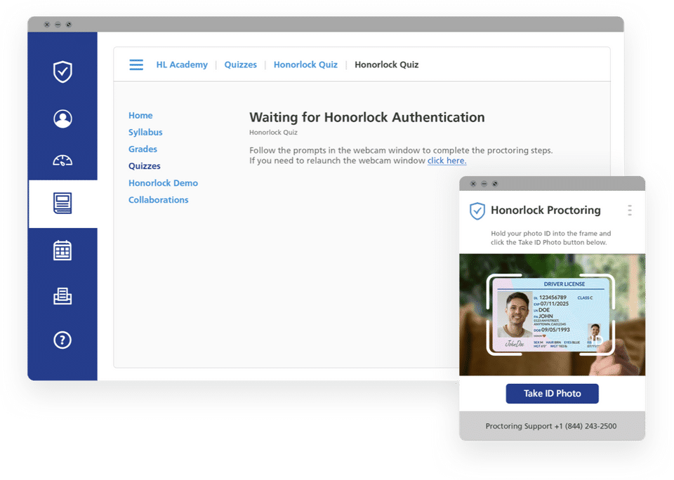 Honorlock Screenshot 2