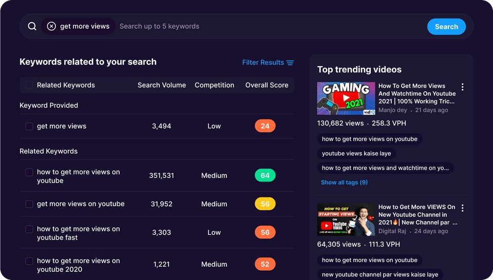 vidiq Screenshot 1