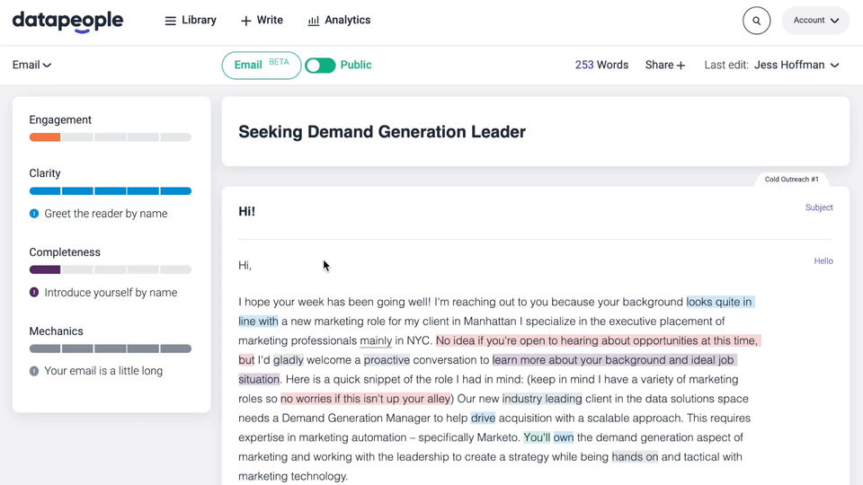 Datapeople Screenshot 1