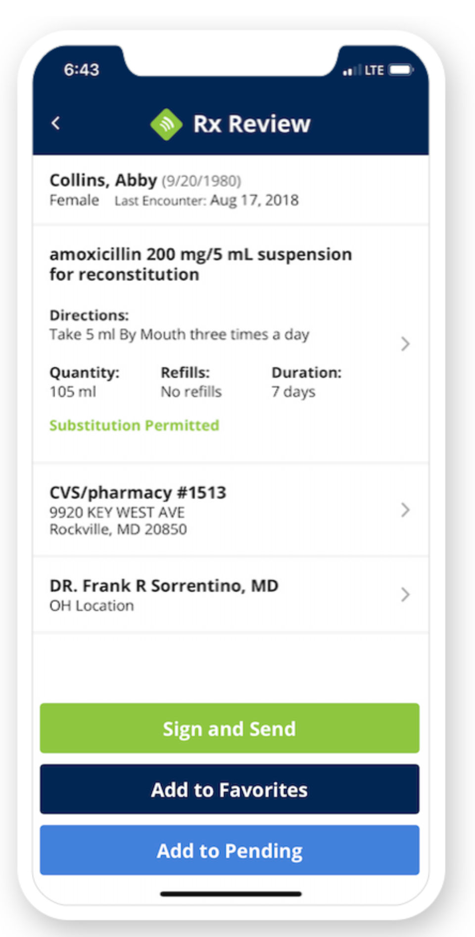 iPrescribe Screenshot 1
