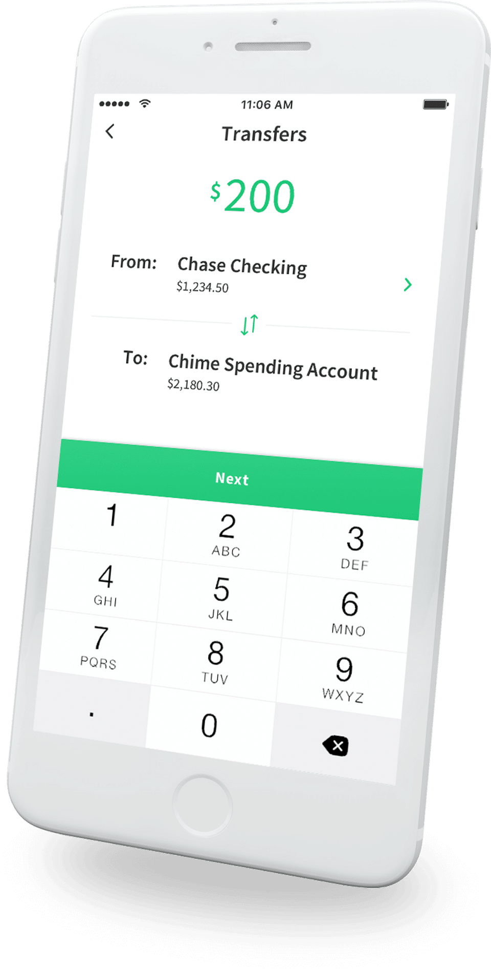 Chime Mobile Banking Screenshot 1