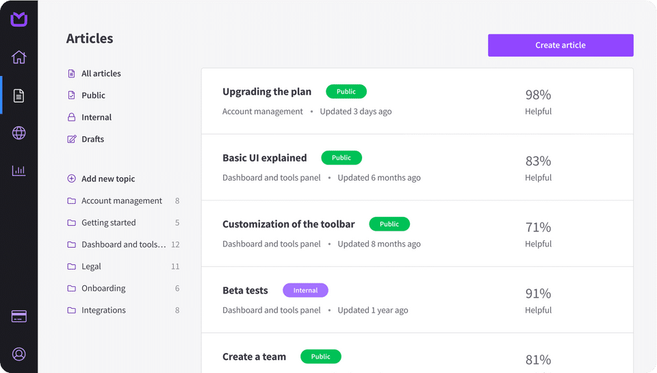 KnowledgeBase Screenshot 1