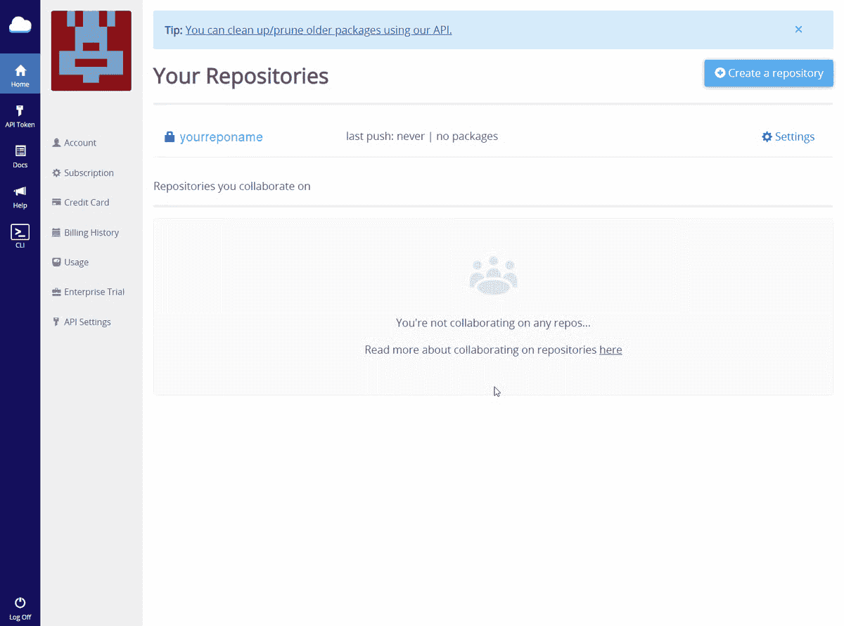 Packagecloud Screenshot 2
