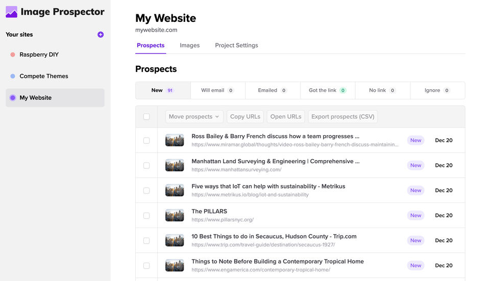 Image Prospector Screenshot 2