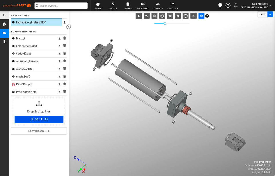 Paperless Parts Screenshot 1