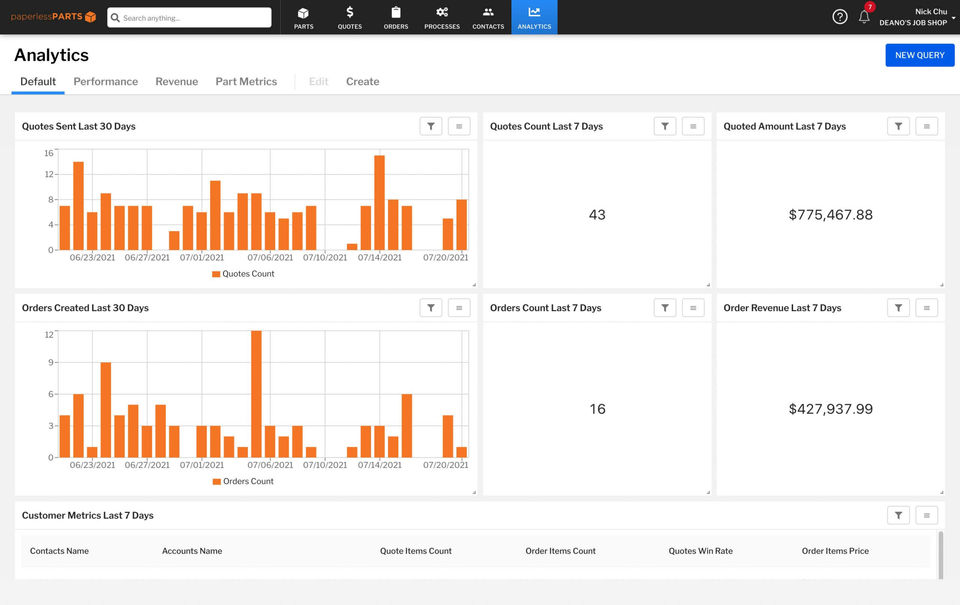 Paperless Parts Screenshot 2