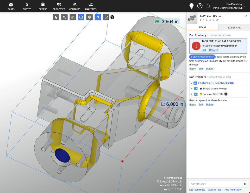 Paperless Parts Screenshot 3