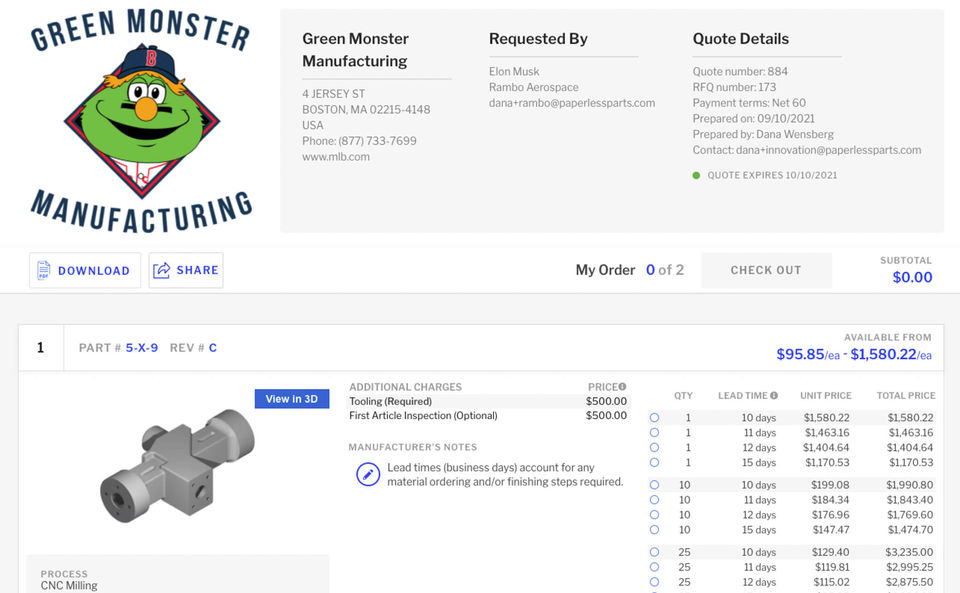 Paperless Parts Screenshot 4