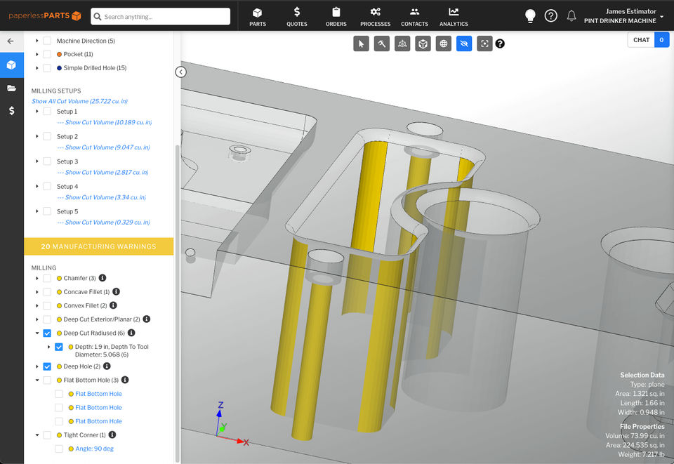 Paperless Parts Screenshot 5